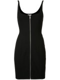 front zip fitted dress