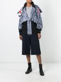 geometric print oversized jacket