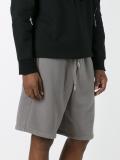 drawstring track shorts