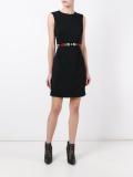 V-back jersey dress