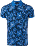 floral print polo shirt