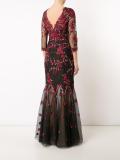 floral lace gown