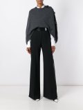 overlay knitted top