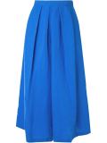 wide leg cropped trousers