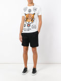 tiger print T-shirt