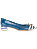 contrast toe Gancio pumps