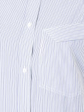 striped chest pocket shirt