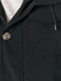 button down hooded jacket