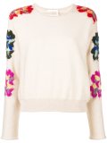 embroidered floral jumper