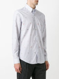 multi embroidered figures shirt 