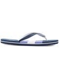 logo print flip flops 