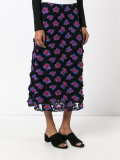 3D floral macramé skirt