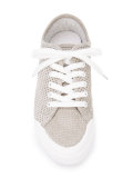 perforated decoration sneakers