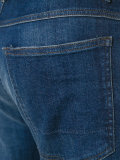 folded hem tapered jeans