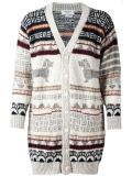 long V-neck cardigan