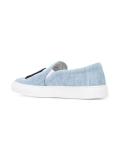 denim slip-on sneakers