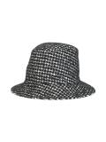 houndstooth pattered hat