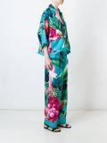 热带风花纹睡衣套装