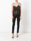 leopard devoré camisole