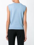 jewel print knitted top 