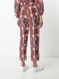 printed wrap pants 