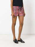 geometric print shorts