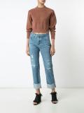 cropped boyfriend jeans