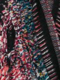 knitted boucle blanket coat