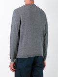 neck contrast jumper