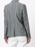 stoned pin striped blazer 