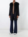 faux fur collar coat 