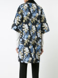 floral print oversized coats