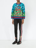 king snake print sweatshirt
