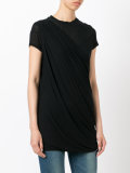 gathered short-sleeved top