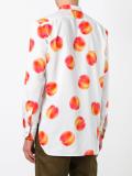 peach print shirt