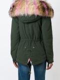chest pocket parka coat
