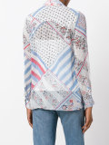 patchwork print shirt 