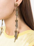 hand pendant clip on earrings
