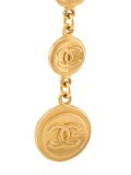 coin drop clip-on earrings