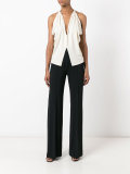 tailored straight trousers