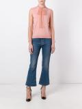 pussy bow tulle jumper