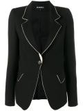 Blazer with Contrasting Piping