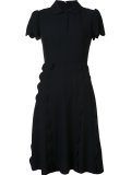 scallop details dress