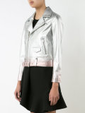ombré biker jacket