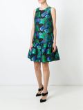 floral jacquard dress