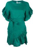 ruffled dress