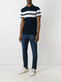 striped polo shirt