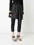 layered draped trousers