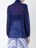 picot ruffle blouse
