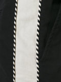 contrast side panel trousers